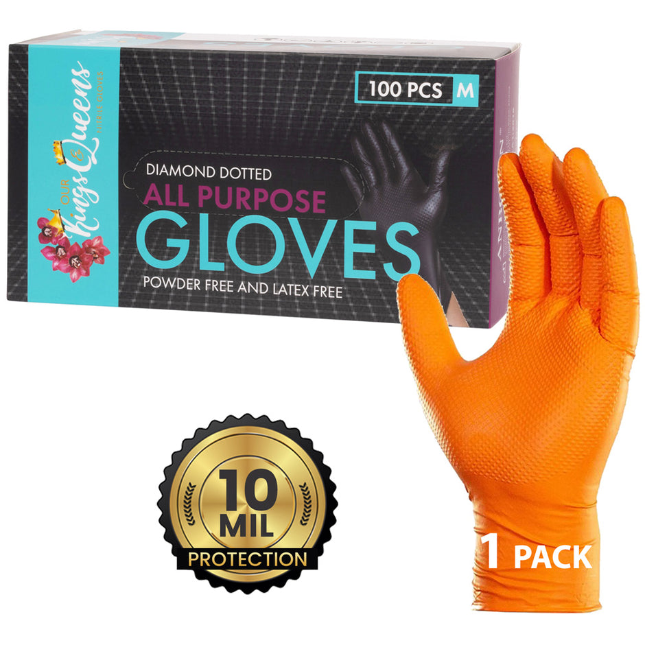 Our Kings & Queens Nitrile Gloves | All Purpose Disposable Gloves