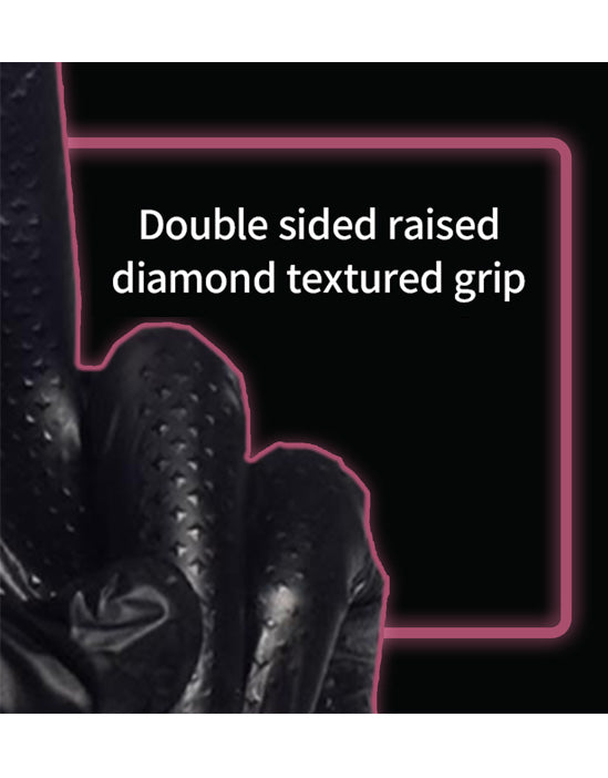 Double Side Raised Diamond Textured Grip
