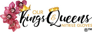 Our Kings and Queens Nitrile Gloves Logo